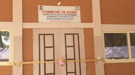 Kandi: inauguration d’un bureau d’arrondissement à Bensékou.