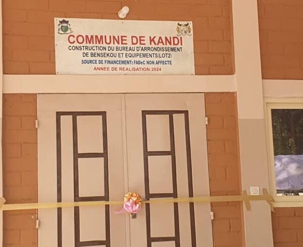 Kandi: inauguration d’un bureau d’arrondissement à Bensékou.