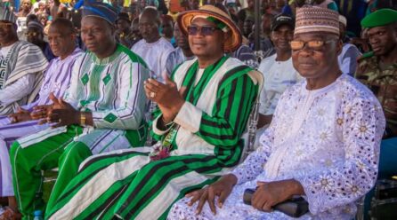 Sinendé: le ministre conseiller Bio Guèra en digne fils Baatonu présent au festival des arts et de la culture avec un message fort