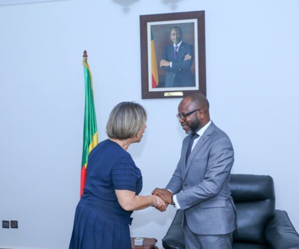 CES: Conrad GBAGUIDI prend langue avec l’ambassadrice de France près le Bénin