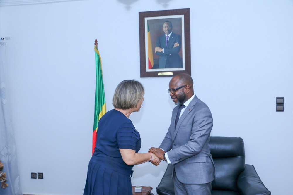 CES: Conrad GBAGUIDI prend langue avec l’ambassadrice de France près le Bénin