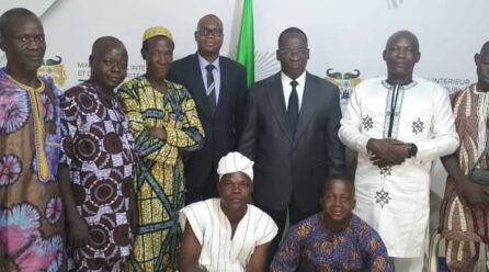 Sécurité des frontières: le ministre conseiller Bio Guèra SACCA KINA acte la mobilisation des acteurs à la base