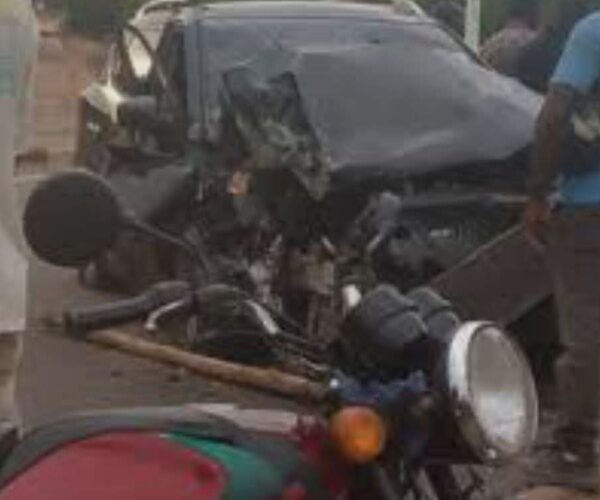 Accident spectaculaire à Parakou: un mort et des blessés