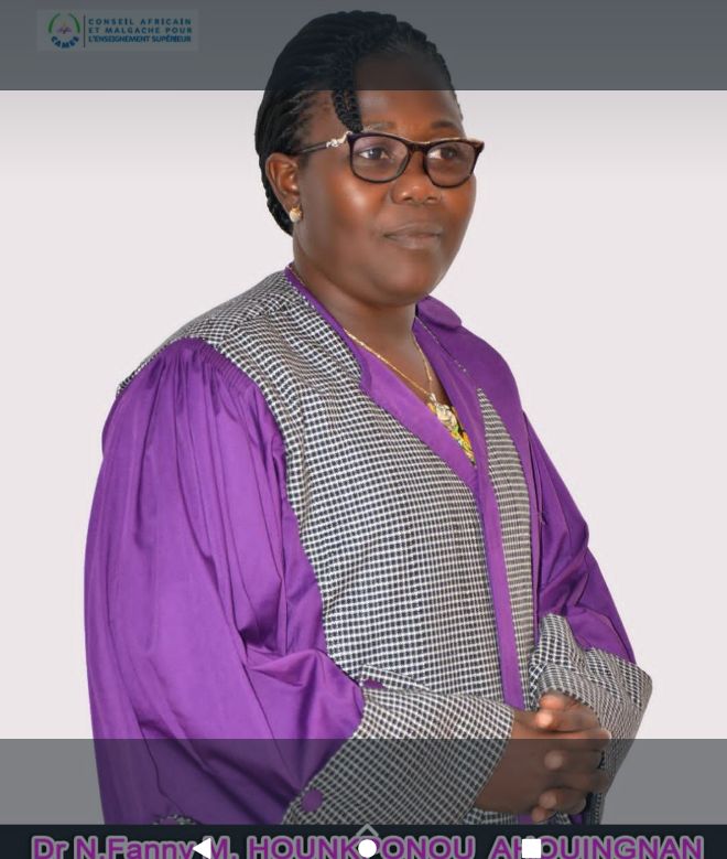 Citation du professeur Fanny HOUNKPONOU AHOUINGNAN