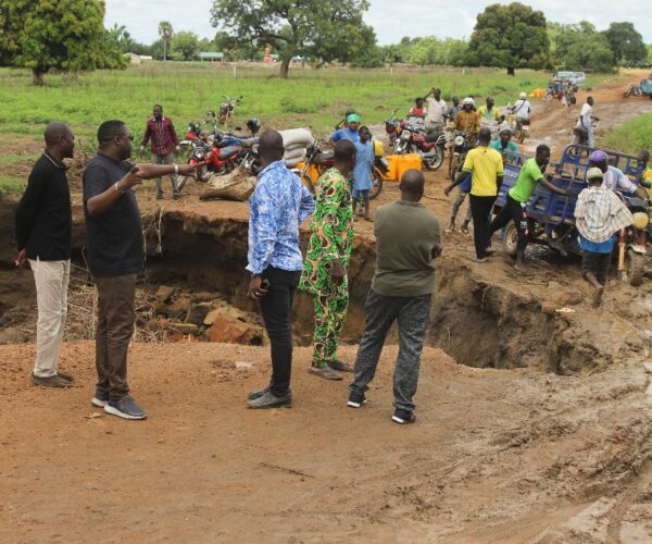 Banikoara: la route Gomparou-Founougo dans un état critique après la rupture d’un pont