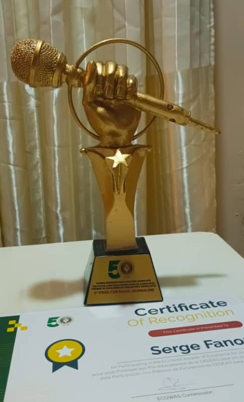 La CEDEAO récompense l’excellence journalistique : Serge FANOU parmi les lauréats