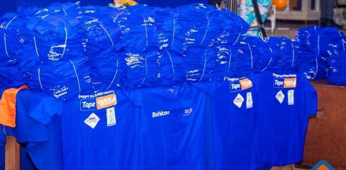 Moov Africa Bénin et Moov Money Offrent des Chemises aux Zémidjans de Bohicon