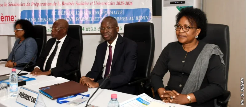 Rentrée scolaire 2025-2026 : Les acteurs de l’éducation en conclave à Cotonou
