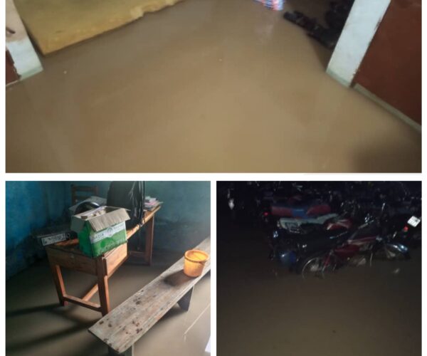Inondation au commissariat de Kassakou: les locaux sous les eaux après de fortes pluies