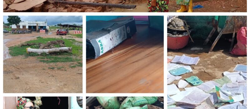 Inondations à Kandi : la mairie en action
