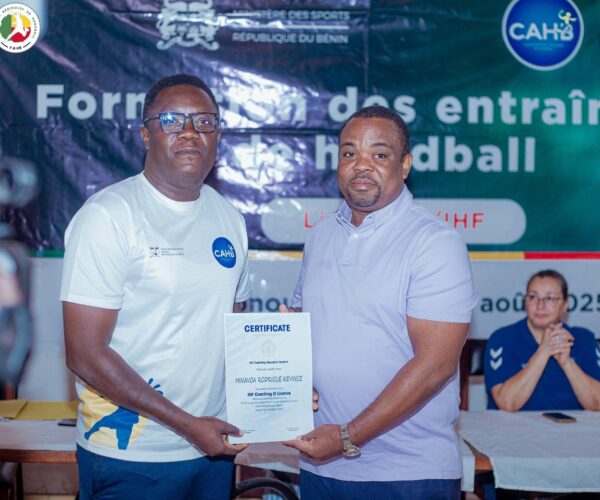 Bénin: le handball se renforce avec 42 nouveaux entraîneurs diplômés