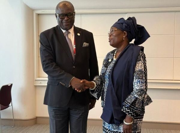 Bénin – Gabon : Mariam Chabi Talata échange avec Michel Onanga Ndiaye