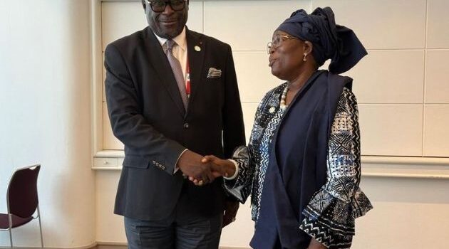 Bénin – Gabon : Mariam Chabi Talata échange avec Michel Onanga Ndiaye