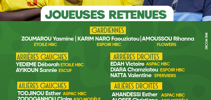 CAN Handball 2025: Les Cadettes du Bénin s’apprêtent à conquérir l’Afrique